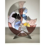 sculpture vitrail feuille Gingko FOKC164_240€