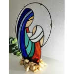 Vitrail contemporain la Vierge à lenfant FOKC173g_130€