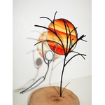 Figurine Kimys en fil de fer et verre, scène symbolique FIG002e_32€