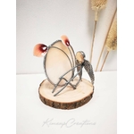 Figurine Kimy's en fil de fer et verre, scène symbolique FIG007_32€