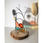 Figurine Kimys en fil de fer et verre, scène symbolique FIG011d_38€