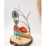 Figurine Kimys en fil de fer et verre, scène symbolique FIG011c_38€