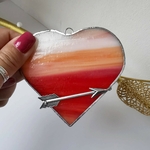 Suspension vitrail coeur de Cupidon FOKC278b_15€