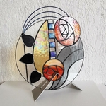 Sculpture vitrail Rose Mackintosh FOKC325f_280€