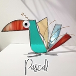 Figurine scrappy bird rigolo décoration vitrailSPI13_Pascal_20€