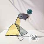 Figurine scrappy bird rigolo décoration vitrail SPI14_Pablo_15€