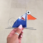 Figurine scrappy bird rigolo décoration vitrail SPI33c_Maxime_20€
