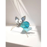 Figurine scrappy bird rigolo décoration vitrail SPI35c_Gontran_20€