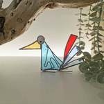 Figurine scrappy bird rigolo décoration vitrail SPI42b_Yvan_20€