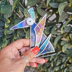 Figurine scrappy bird rigolo décoration vitrail SPI43c_Gérard_20€