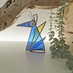 Figurine scrappy bird rigolo décoration vitrail SPI43b_Gérard_20€