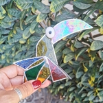 Figurine scrappy bird rigolo décoration vitrail SPI54c_20€