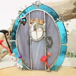 Fairy door en vitrail porte féérique FOKC465e_145€
