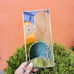 Panneau vitrail suncatcher FOKC483_85€