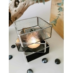 Photophore cubic art déco noir gris vitrail FOKC485b_80€