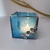 Photophore vitrail bleu fleurs métal FOKC280_30€