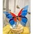 lampe papillon vitrail verre décoration d'intérieur luminaire originalKCL001d_150€