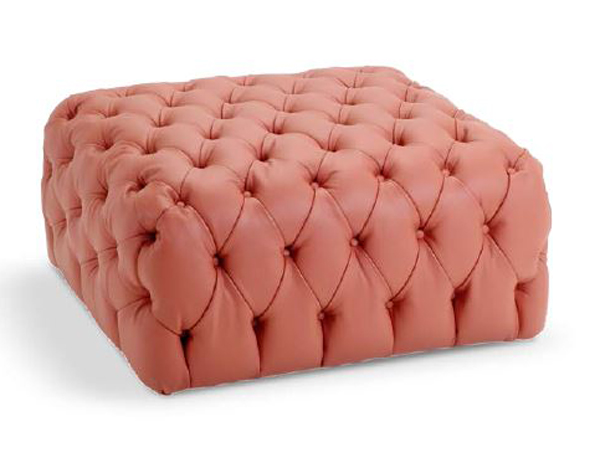 Pouf CARRÉ capitonné LAMAZONE 75, 100 et 120cm