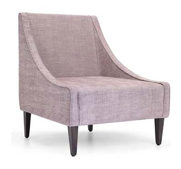 Fauteuil lounge rétro-design tapissé JACKSON 82 cm