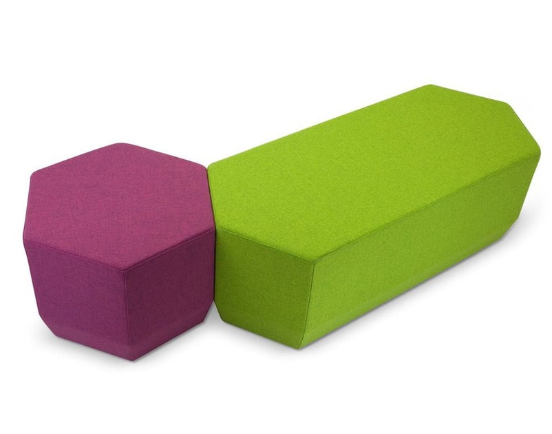 Pouf CUBIKO pour salle dattente