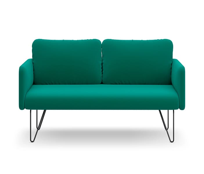 Canapé design 2 places AKINO pour salle dattente