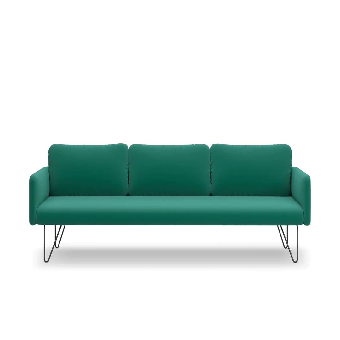 Canapé design 2 et 3 places AKINO pour salle d\'attente - 152cm et 220 cm
