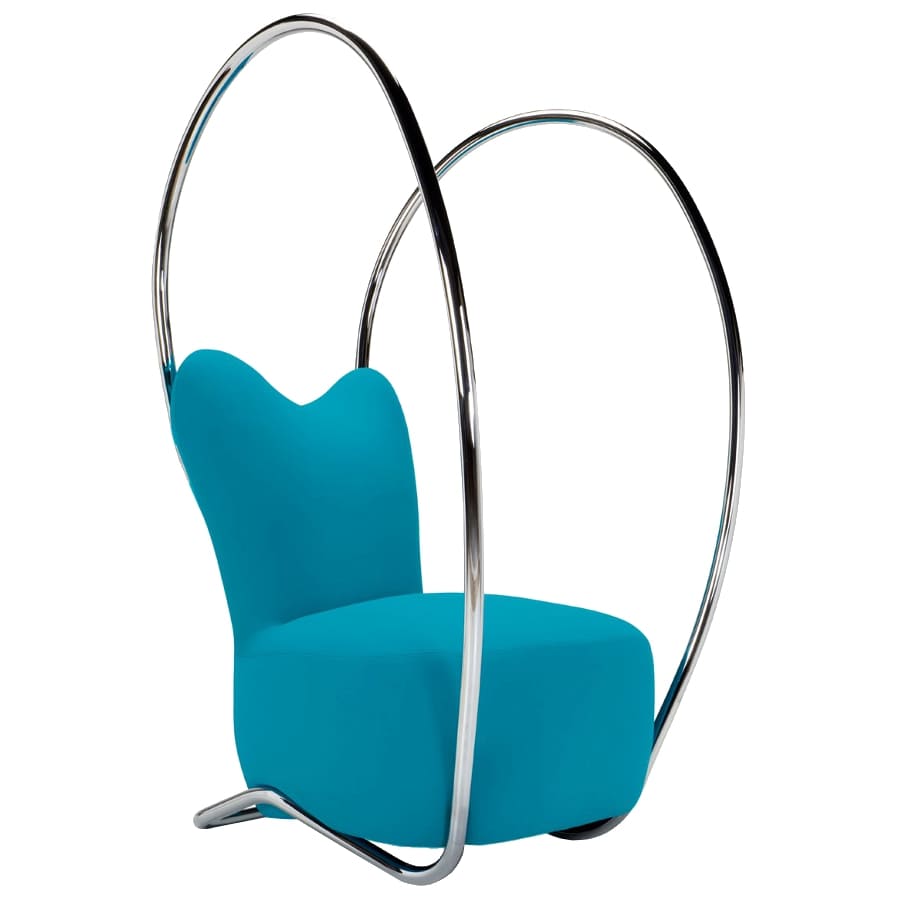 fauteuil design salle dattente bleu