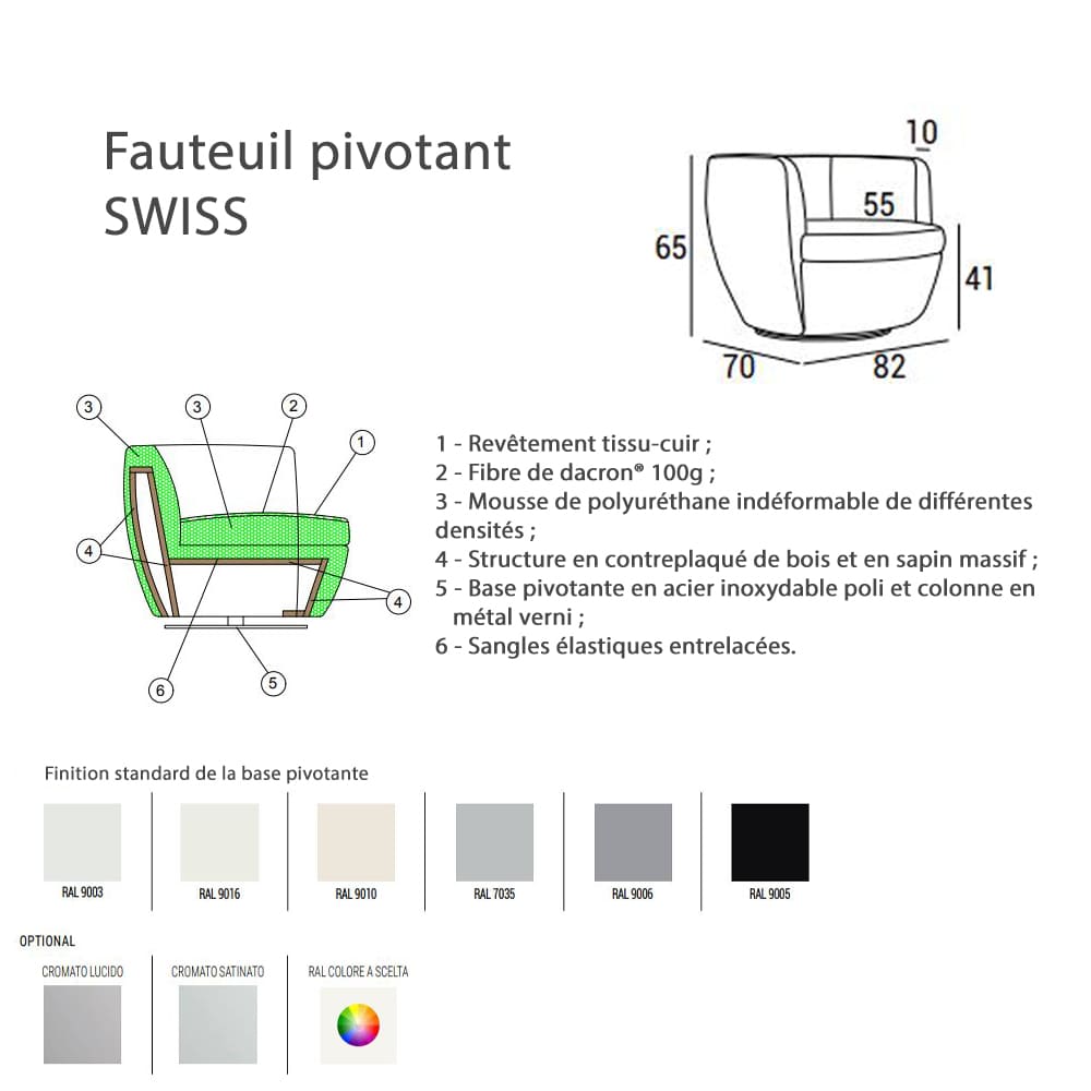 fauteuil pivotant résidences senior