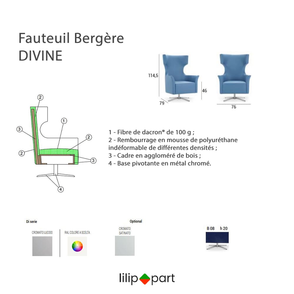 fauteuil pivotant senior