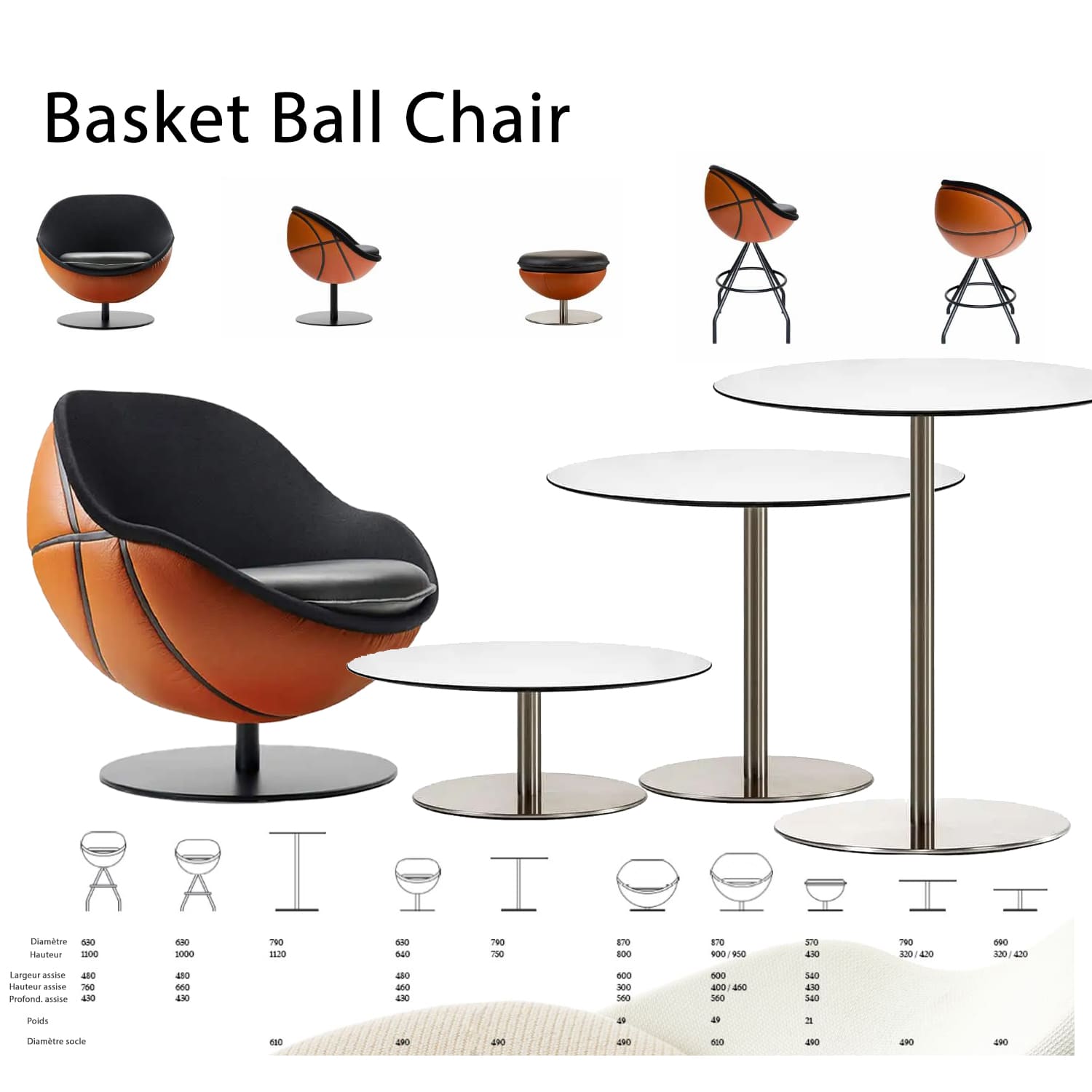fauteuil Coupe Europe FIBA Parker