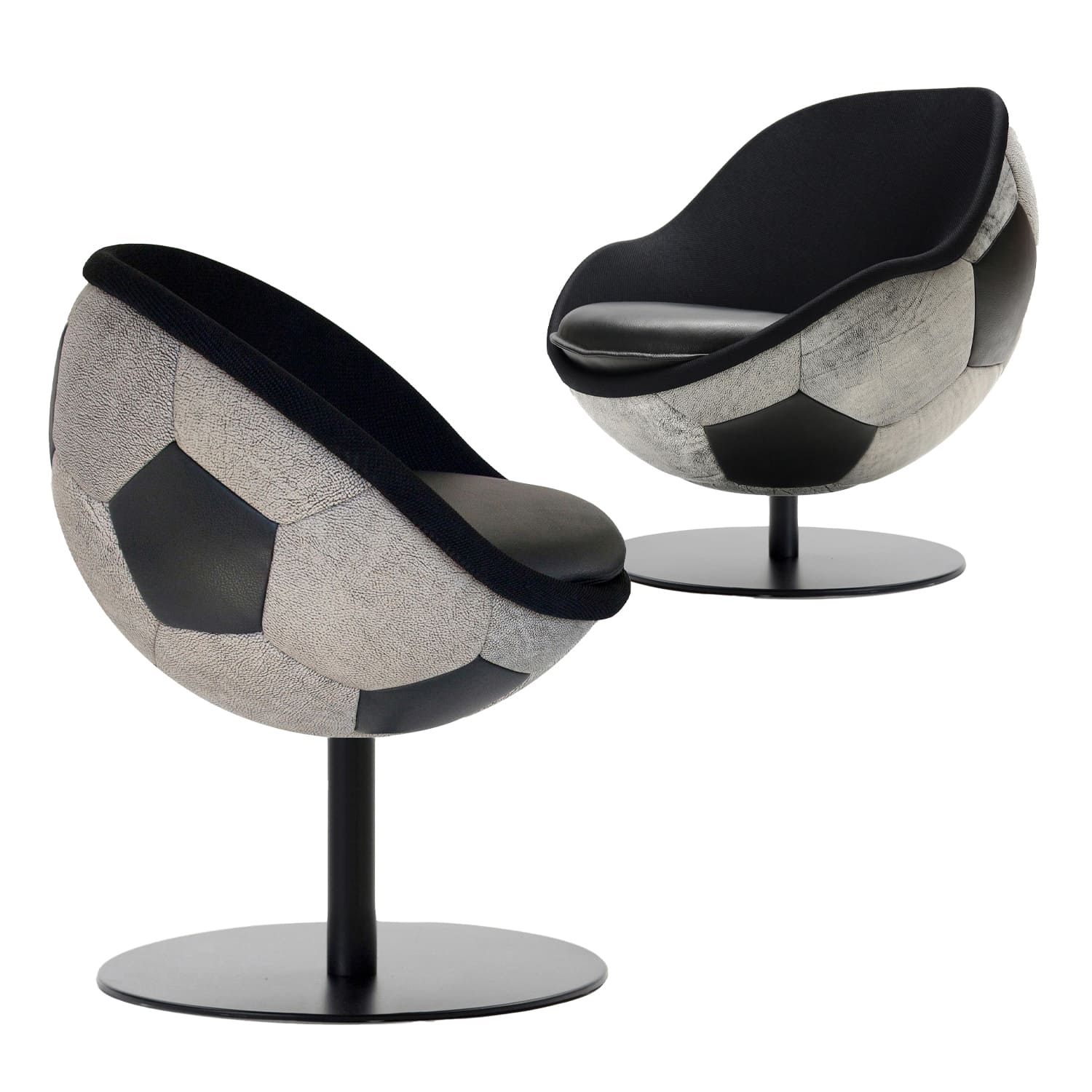 Fauteuil ballon de football Telstar Durlast Hattrick pivotant