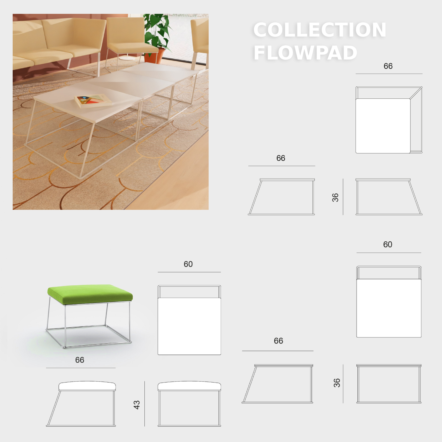 table basse accueil bureau professionnel design modulable
