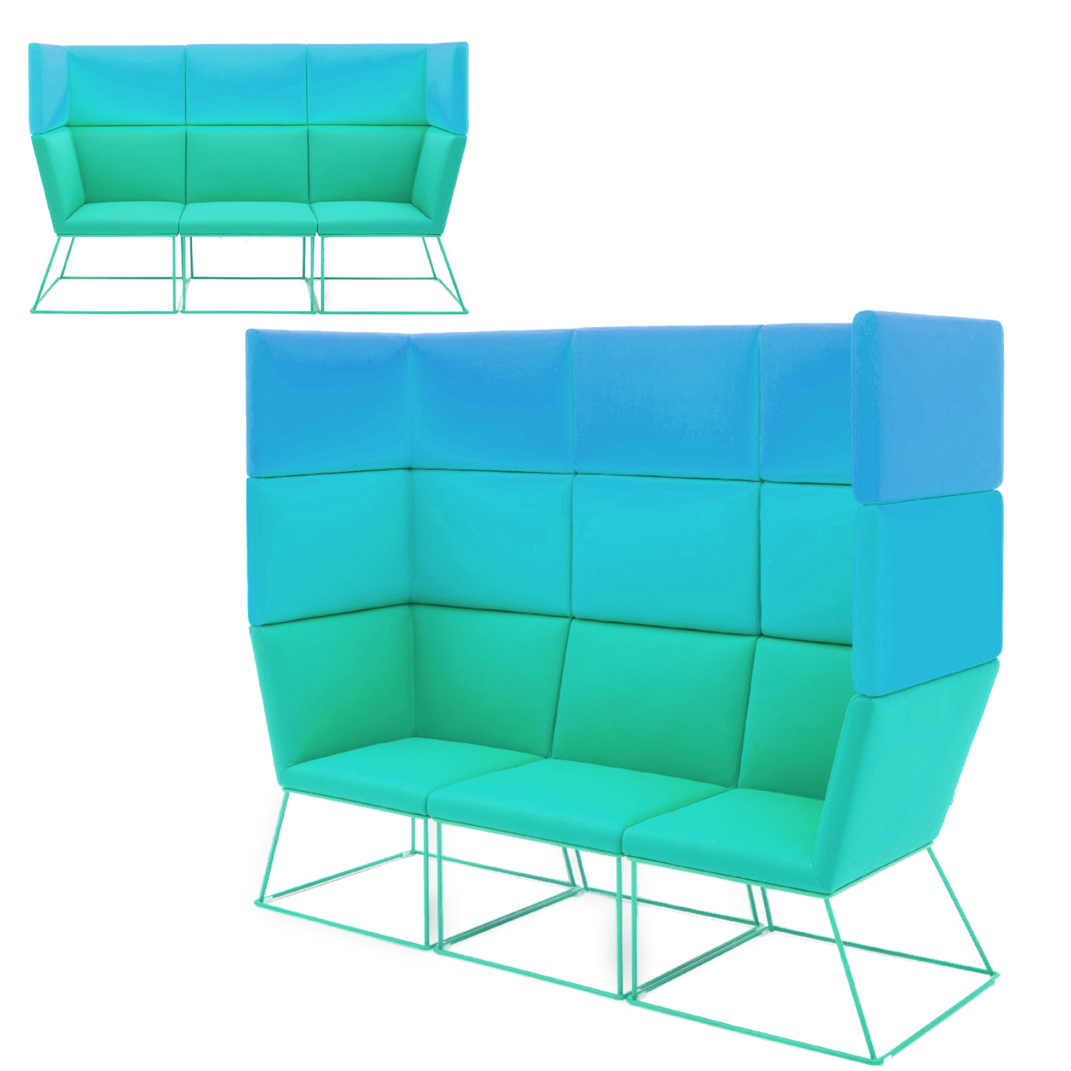 canapé acoustique professionnel modulable