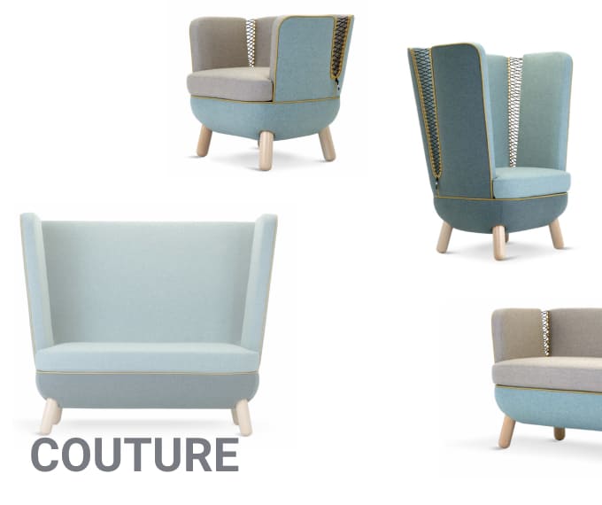 Mobilier design couture