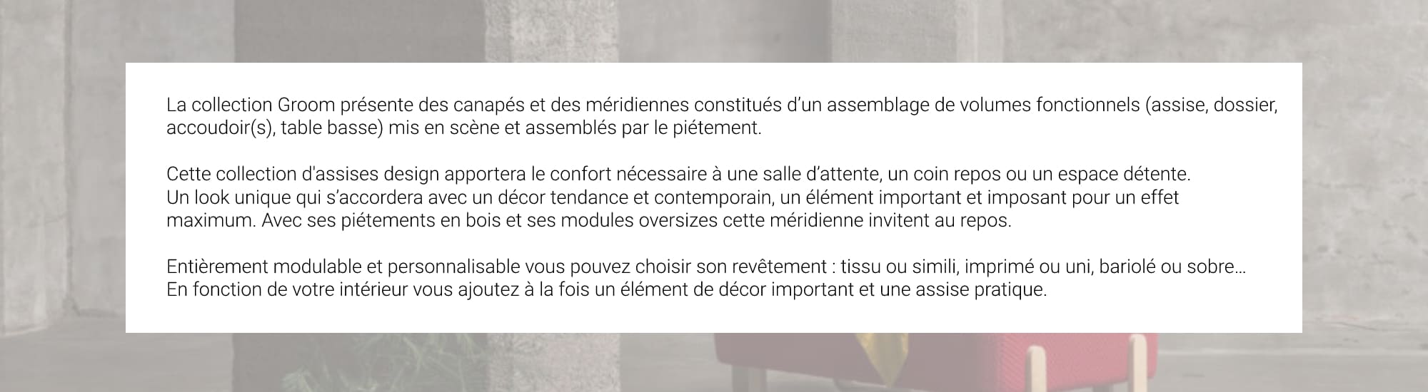 groom texte