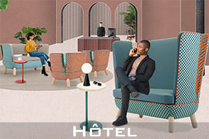 mobilier accueil hotel hotellerie