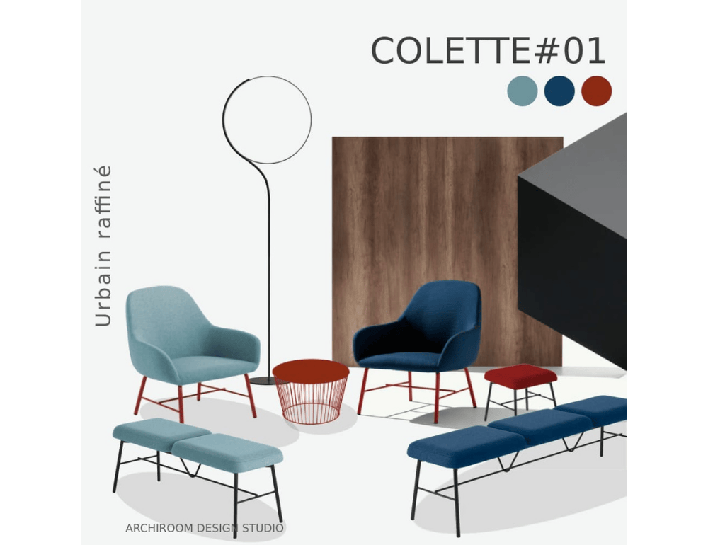 fauteuil salle d attente cabinet dentaire mobilier medical d accueil colette01