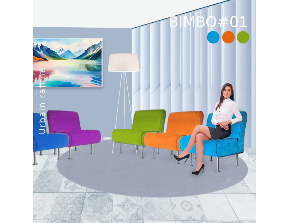 fauteuil salle d attente cabinet dentaire mobilier medical d accueil bimbo01