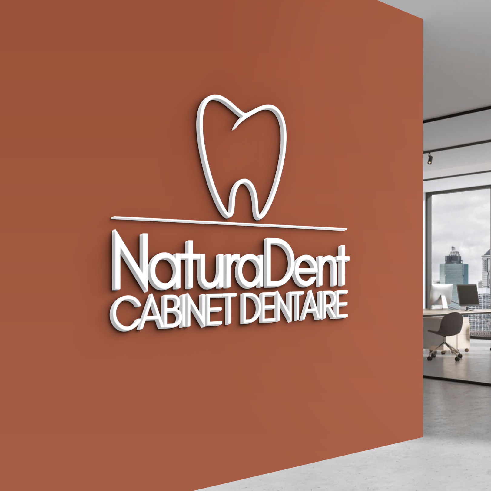 logo cabinet dentaire signaletique