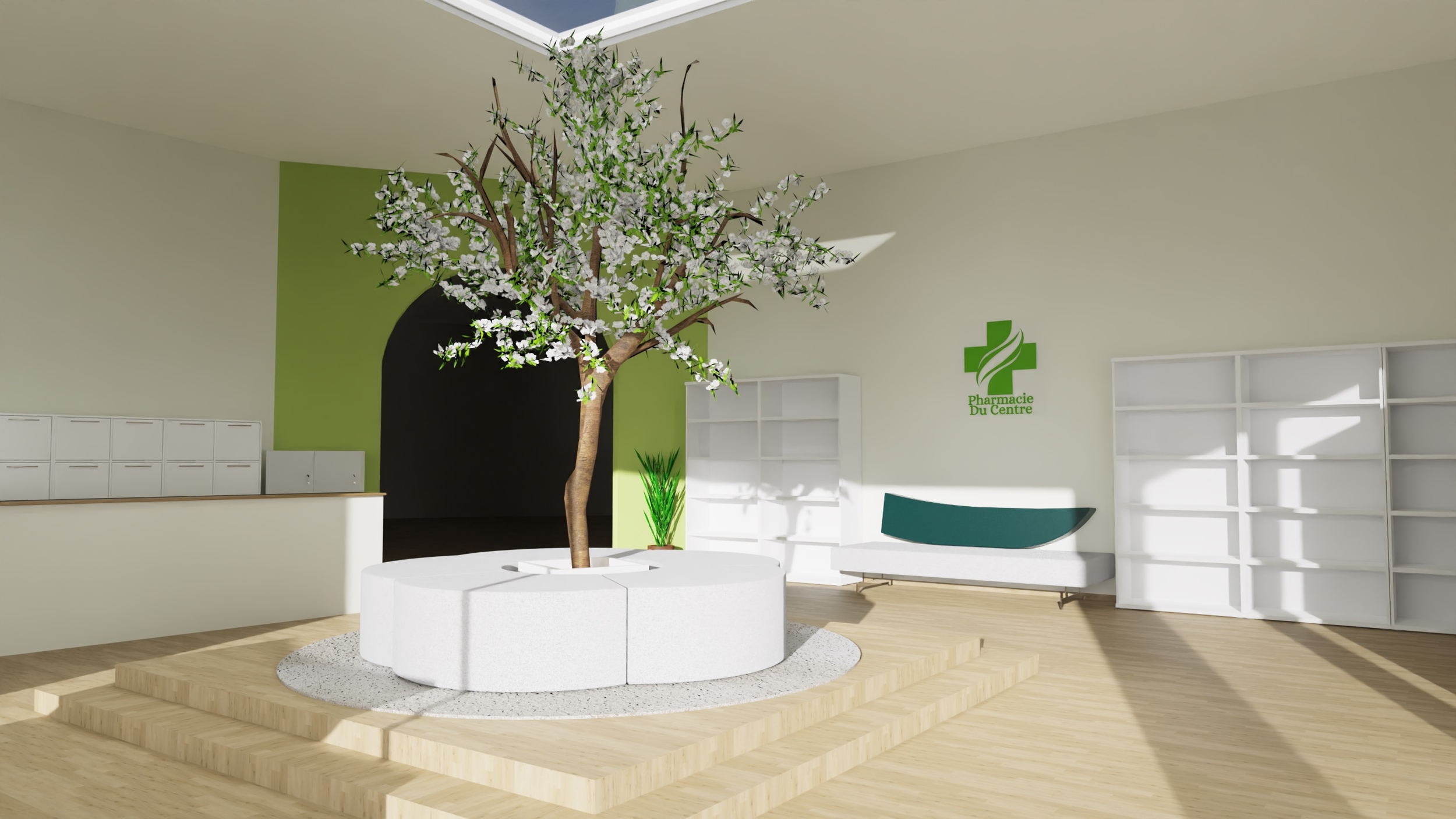 amenager accueil boutique pharmacie