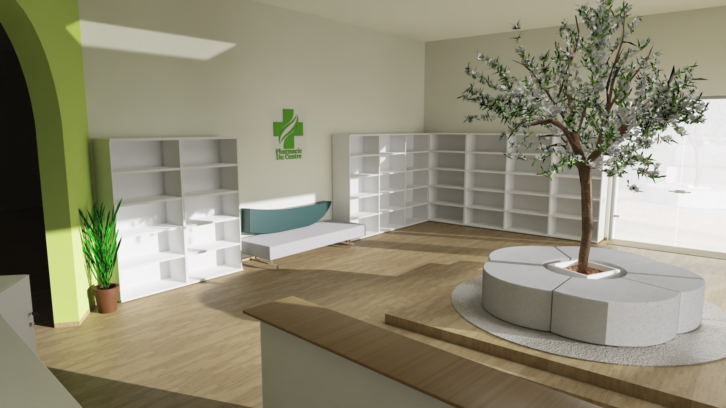 amenager accueil boutique pharmacie
