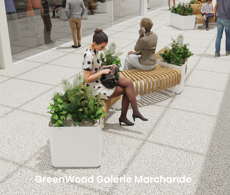 Mobilier galerie marchande