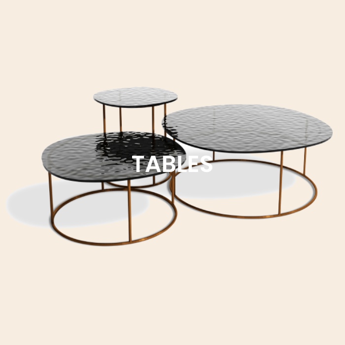 table basse design metal