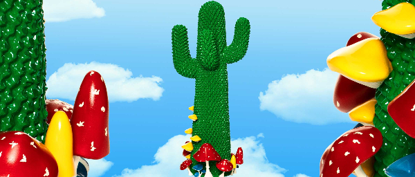 Cactus GÉANT VERT ANOTHER GREEN 170cm - Objet déco ou porte-manteau original