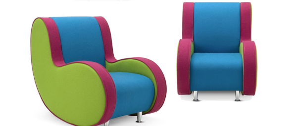 Fauteuil enfant POPPY pour Salle d'Attente - 72cm