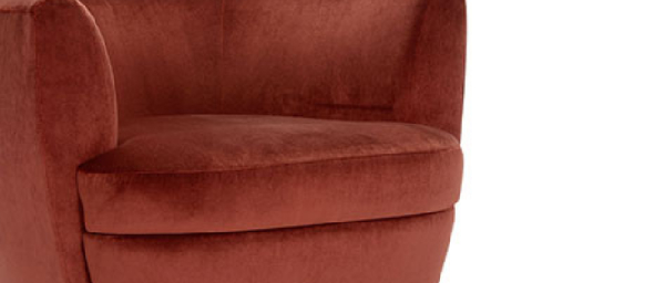 Fauteuil pivotant SWISS avec assise large