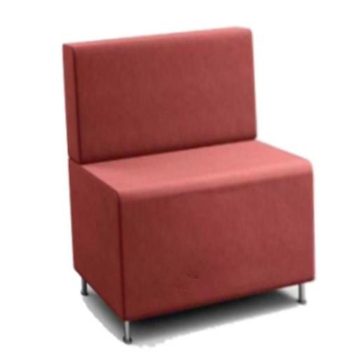 Fauteuil salle d'attente connecté GINKO dossier au choix - HUB Wifi usb prise - 60cm