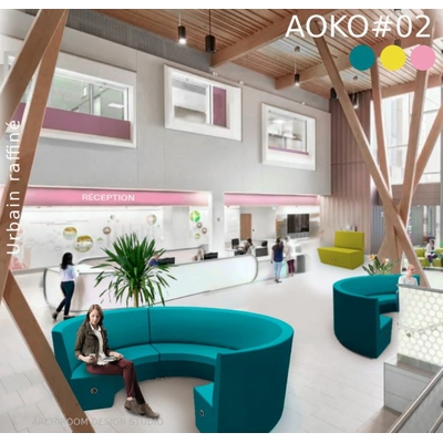banquette design circulaire OKO