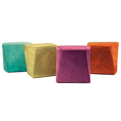 Pouf design rembourré CUBE - minimum 4 pièces - 42cm