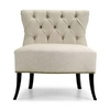 Fauteuil capitonné DARWIN 80cm